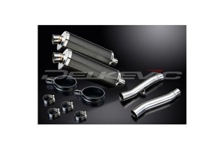 Terminal exhaust kit for Triumph Trident Sprint 900 94-97 350mm Carbon Bsau