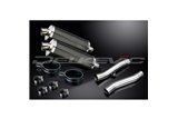 Terminal exhaust kit for Triumph Trident Sprint 900 94-97 350mm Carbon Bsau