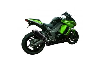 Schalldämpfer Kit für Kawasaki Z1000Sx Abs 2010-2019 350Mm Oval Carbon Bsau