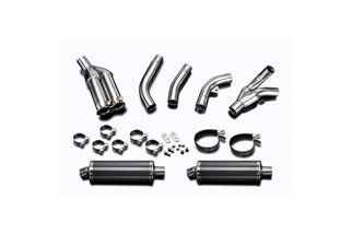 Kit échappement silencieux ovale BSAU carbone 350mm kawasaki z1000 sx 2010 2019