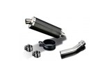 350mm oval carbon bsau silencer exhaust kit for ducati monster 620 2001 2006