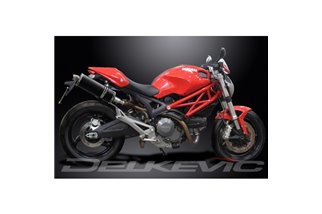 Kit d'échappement terminal pour Ducati Monster 696 2008-2014 350mm Oval Carbone Bsau