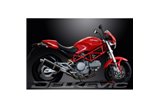 Endschalldämpfer-Kit für Ducati Monster 620-695-800 02-08 350mm Oval Carbon Bsau