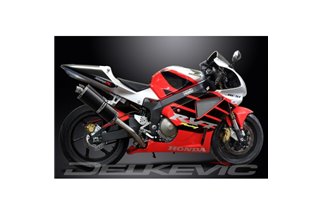 Auspuff-Kit für Honda Vtr1000 Sp1 2000-2001 350mm Oval Carbon Bsau