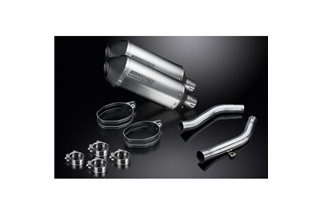 Kit scarico terminale per Kawasaki Z1000 2003-2006 260mm X-Ovale Titanium Bsau