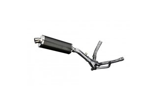 Exhaust kit for Suzuki Dl650 V-Strom 2004-2011 350mm Oval Carbon Bsau