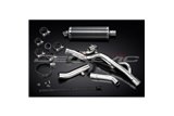 Exhaust kit for Suzuki Dl650 V-Strom 2004-2011 350mm Oval Carbon Bsau