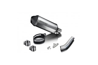 Exhaust silencer kit 260mm x-oval titanium bsau suzuki gsx1300r hayabusa 2008 2019