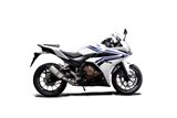 Auspuffschalldämpfer-Kit 260 mm X-Oval Titan Bsau Triumph Street Triple R 2009 2012