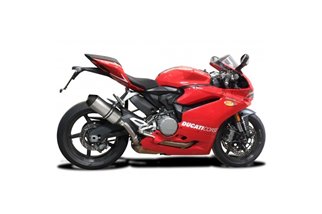 Auspuffschalldämpfer-Kit 260 mm x-oval Titan Bsau Ducati Monster 696 2008 2014