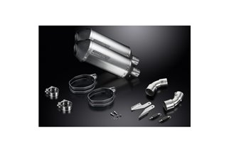 Endschalldämpfer-Kit für Ducati Monster 796 2011-2014 260 mm XOvale Titanium Bsau