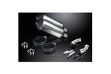 Endschalldämpfer-Kit für Ducati Monster 796 2011-2014 260 mm XOvale Titanium Bsau