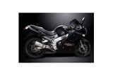 Kit scarico terminale per Kawasaki Zzr1200 Ninja 2002-2005 260mm X-Ovale Titanium Bsau