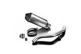 Silencer Exhaust Kit for Triumph Tiger Explorer 1200 2012-21 260Mm X-Oval Titanium Kit