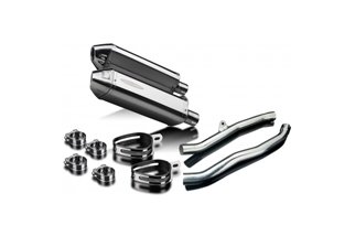 Kit silencieux borne d'échappement 320mm tri en inox bsau yamaha xj900s diversion 1994 2003