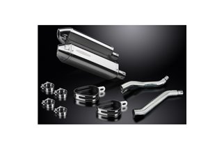 Auspuff-Set für Yamaha Xj600N Xj600S Diversion 92–04, 320 mm Tri-Edelstahl-Auspuffschalldämpfer