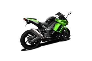 Silencieux Kit pour Kawasaki Z1000Sx Abs 2010-2019 320Mm Tri Inoxydable Bsau