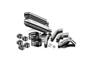 Kit scarico terminale silenziatore 320mm tri in acciaio inox bsau suzuki gsx1300r hayabusa 2008 2019