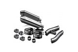 Kit silencieux borne d'échappement 320mm tri en inox bsau honda cb1100sf x11 1999 2002