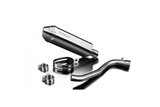 Exhaust terminal silencer kit 320mm tri stainless steel bsau kawasaki zx-10r ninja 2006 2007