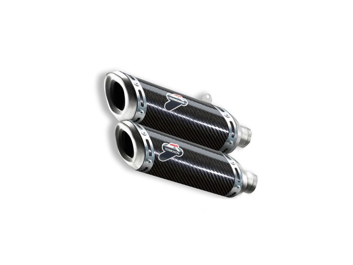 TERMIGNONI DUCATI 96454711B STREETFIGHTER 848-1098 CARBON SILENCERS 2009-2015