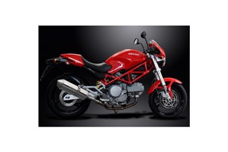 Endschalldämpfer-Kit für Ducati Monster 620-695-800 02-08 320mm Tri Inox Bsau