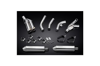 Kit scarico terminale per Kawasaki Zx10R 2006-2007 De-Cat 320mm Tri Inox Bsau