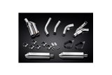 Kit scarico terminale per Kawasaki Zx10R 2006-2007 De-Cat 320mm Tri Inox Bsau