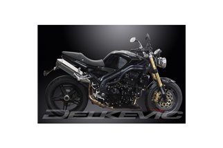 Kit scarico terminale per Triumph Speed Triple 1050 05-10 320mm Tri Inox Bsau