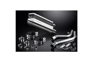 Kit scarico terminale per Honda Nx650 Dominator 1995-2002 320mm Tri Inox Bsau