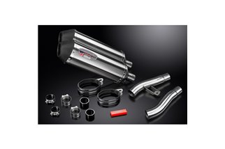 Schalldämpfer-Kit für Triumph Trophy 900 1996-2002 343 mm X-Oval Edelstahl