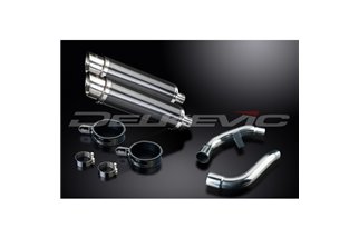 Kit d'échappement silencieux pour Honda St1100 Pan European 1989-2002 350mm Rond Carbone