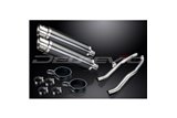 Muffler exhaust kit for Kawasaki Zzr1400 Ninja 2008-2011 350mm Round Carbon Bsau