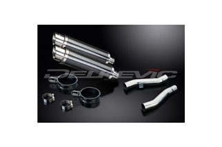 Exhaust kit for Kawasaki Zzr400 Zzr600 1990-2009 350mm Round Carbon Bsau