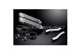 Exhaust kit for Kawasaki Zzr400 Zzr600 1990-2009 350mm Round Carbon Bsau