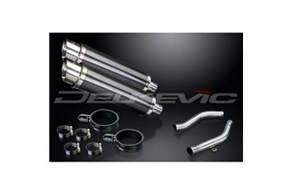 Kit scarico terminale per Kawasaki Z1000 2003-2006 350mm Tondo Carbonio Bsau