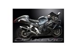 Kit scarico terminale per Suzuki Gsx1300R Hayabusa 2008-2020 350mm Tondo Carbon Bsau