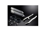 Exhaust kit for Suzuki Gsx1400 2001-2004 350mm Round Carbon Bsau