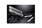 Kit scarico terminale per Yamaha Trx850 1995-1999 350mm Tondo Carbonio Bsau