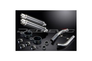 Kit scarico terminale per Honda Cbf1000/Gt/Abs 06-11 350mm Carbonio Tondo Bsau