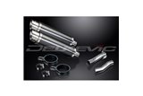 Schalldämpfer-Auspuff-Set für Kawasaki Z1000 2010–2020, 350 mm Carbon-Rundbsau