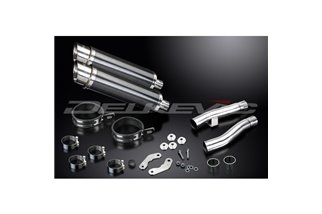 Kit d'échappement pour Kawasaki Zr1100A Zephyr 92-95 350mm Carbone Rond Bsau