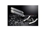 Terminal exhaust kit for Yamaha V-Max 1700 09-16 De-Cat 350mm Carbon Round Bsau