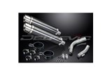 Kit scarico terminale per Yamaha Yzf-R1 2009-2014 350mm Tondo Carbonio Bsau