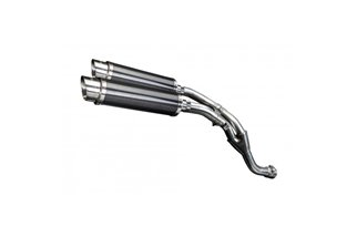 Exhaust kit for Yamaha Yzf-R1 09-14 De-Cat 350mm Carbon Round Bsau