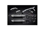 Exhaust kit for Yamaha Yzf-R1 09-14 De-Cat 350mm Carbon Round Bsau