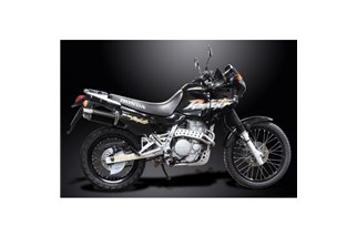 Auspuff-Set für Honda Nx650 Dominator 1995–2002, 350 mm Carbon-Rundrohr