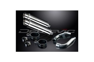 Kit scarico terminale per Honda St1100 Pan European 1989-2002 350mm Tondo Inox