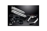 Exhaust kit for Honda Cbr1000F 1987-1999 350mm Round Stainless Steel Bsau