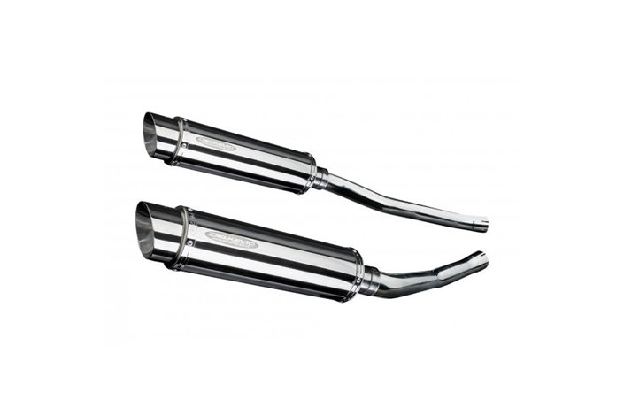 Exhaust kit for Kawasaki Zzr1400 Ninja 2006-2007 350mm Round Stainless Steel Bsau